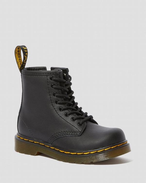 Dr Martens Dětské Kotníkové Boty Toddler 1460 Softy T Černé, CZ-201639